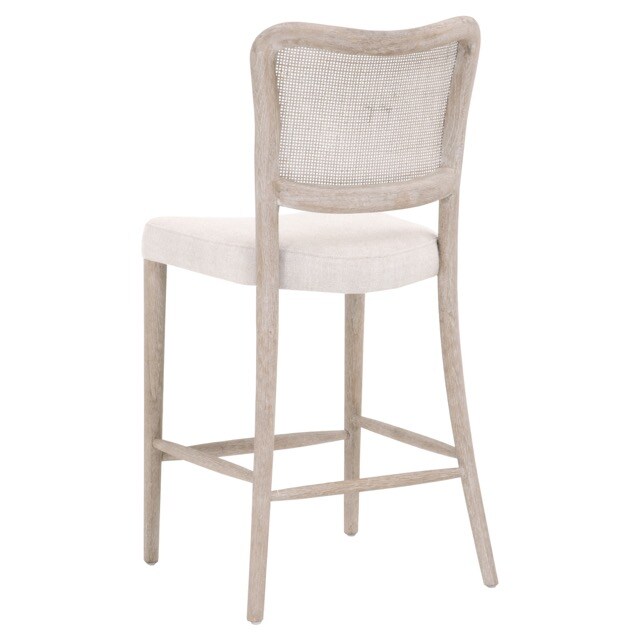 White Wood Counter Stool